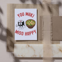 You Maki Miso Happy – Funny Sushi Pun