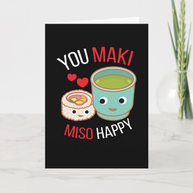 You Maki Miso Happy Japan Card (Front)
