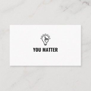 You matter business card