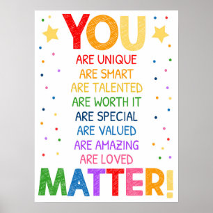 You Matter Classroom Poster
