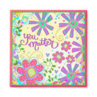 You Matter Inspirivity Fun Trendy Floral Encourage