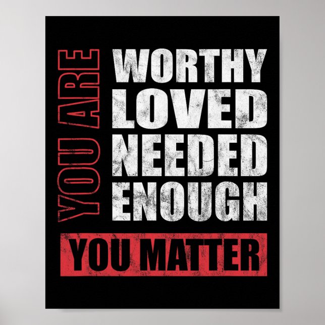 You Matter Mental Health Awareness Poster (Front)