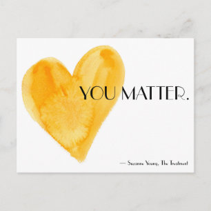 You Matter Postcard