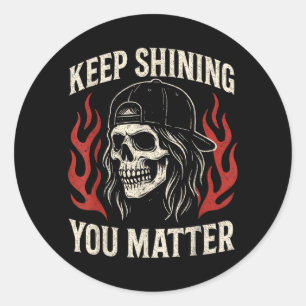 You Matter - Prevention Mental Health Awareness Classic Round Sticker