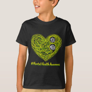 You Matter Semicolon Mental Health Awareness T-Shirt