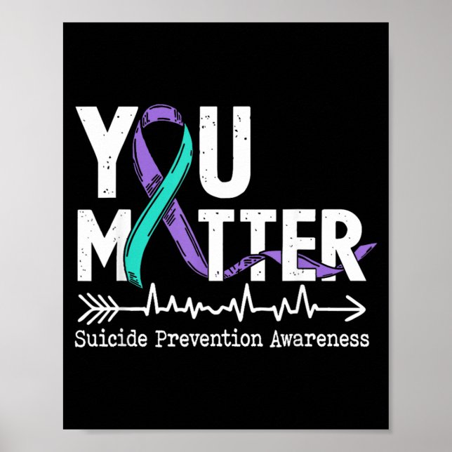 You Matter Semicolon Prevention Awareness Week Poster (Front)