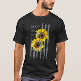 You Matter Sunflower American Flag Suicide Prevent T-Shirt