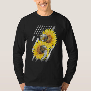 You Matter Sunflower American Flag Suicide Prevent T-Shirt