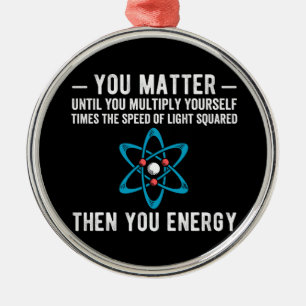 you matter until you multiply yourself times butto metal tree decoration