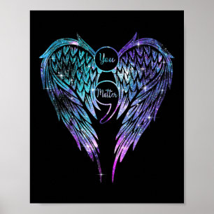 You Matter Wings Suicide Prevention Awareness (on  Poster