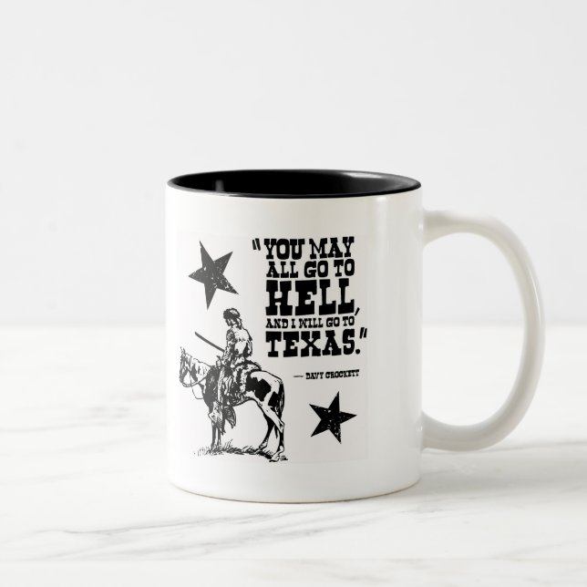 You may all go to hell... coffee mug (Right)