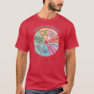 You May Ask Yours 80s Music Retro Lyrics Pie Chart T-Shirt