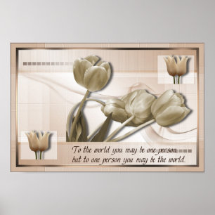 You May Be the World Poster