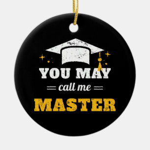 You May Call Me Master II Ceramic Tree Decoration