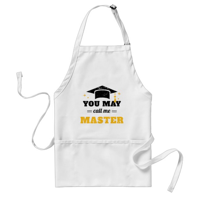 You May Call Me Master II Standard Apron (Front)