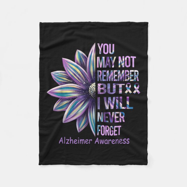 You May Not Remember But I Will Never Forget Heime Fleece Blanket (Front)