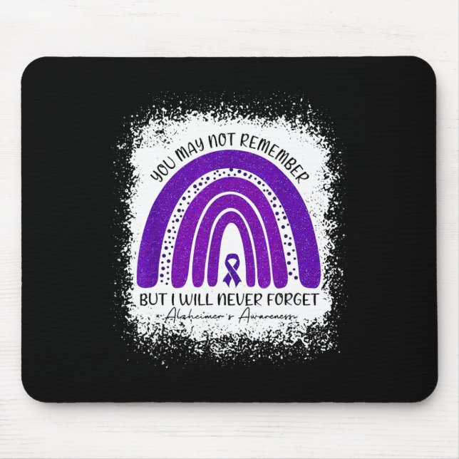 You May Not Remember But I Will Never Forget Heime Mouse Mat (Front)