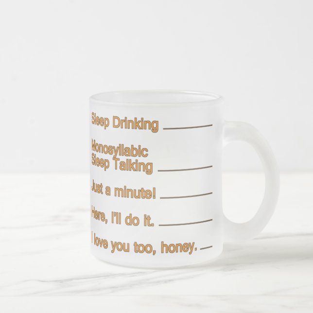 You may not talk to me yet coffee mug w fun quotes (Right)