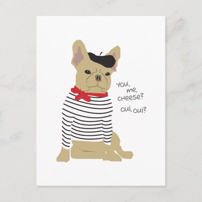 You, me, cheese? postcard (Front)