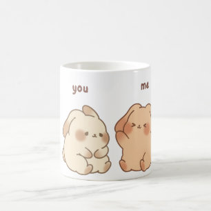You & Me Cute Bunny Mug