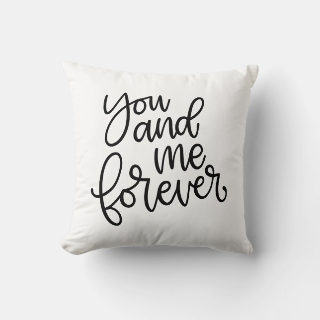 You & Me Forever Cushion (Front)