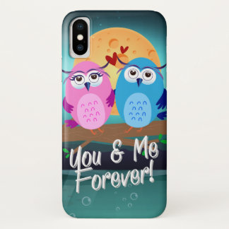 You & Me Forever Owl iPhone X Case