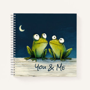 You & Me Frogs – Cute Romantic Animal Art Notebook