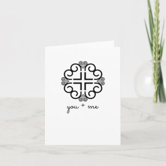 You + Me | Hmong inspired card