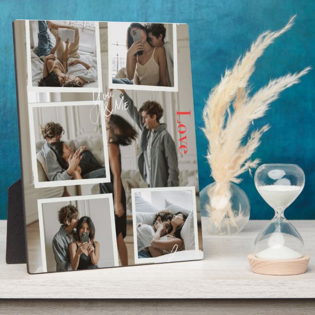 You & Me Love: A Romantic Couple's Journey Plaque (Side)
