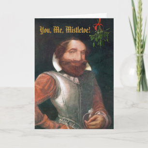 You, Me, MISTLETOE! Christmas Holiday Card