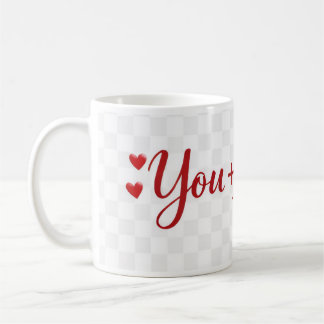 You + Me = ❤️ Mug – Romantic Valentine’s Day Gift
