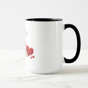 you me oui oui  french lovers cute chic coffee mug