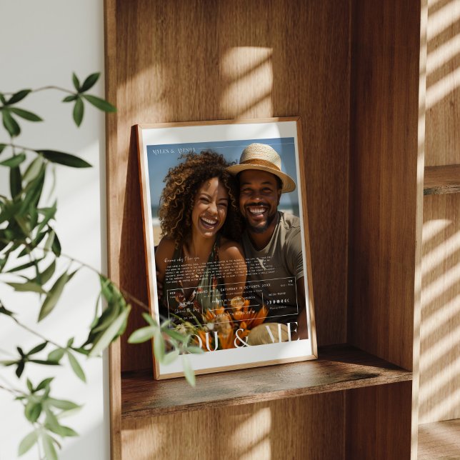 You & Me | Personalised Couples Photo Poster (Creator Uploaded)