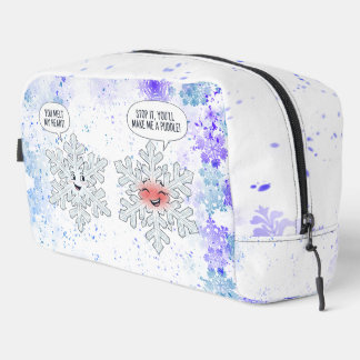 You Melt My Heart Snowflakes Dopp Kit