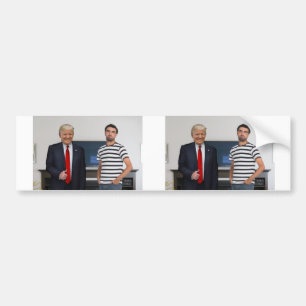 You Met President Donald Trump   Add Your Photo Bumper Sticker