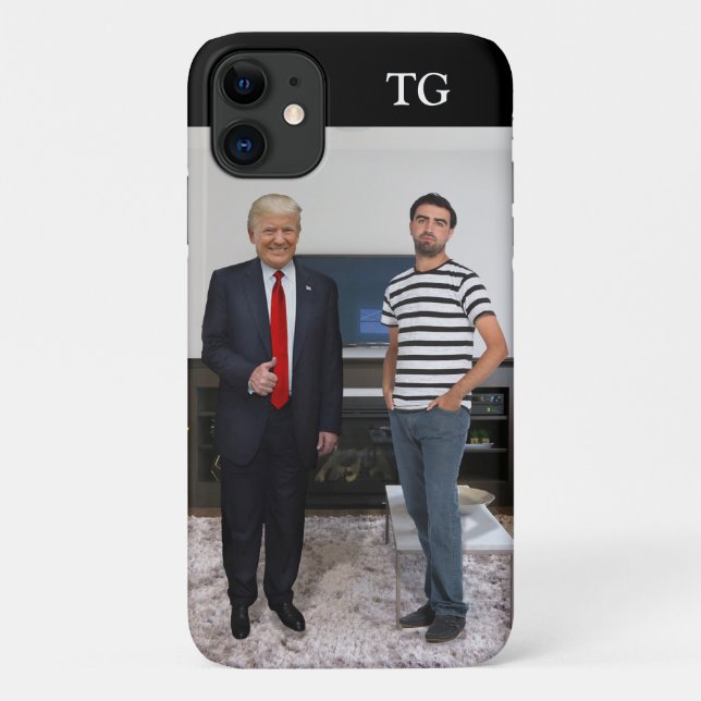 You Met President Donald Trump | Add Your Photo Case-Mate iPhone Case (Back)