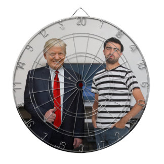 You Met President Donald Trump | Add Your Photo Dartboard