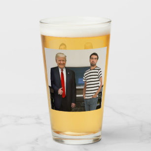 You Met President Donald Trump   Add Your Photo Glass