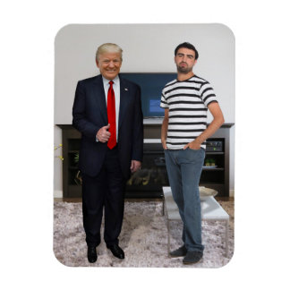 You Met President Donald Trump | Add Your Photo Magnet