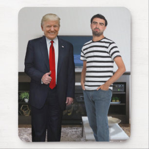 You Met President Donald Trump   Add Your Photo Mouse Mat