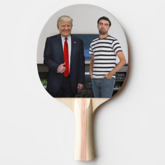 You Met President Donald Trump | Add Your Photo Ping Pong Paddle