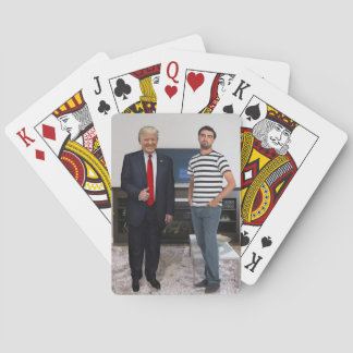 You Met President Donald Trump | Add Your Photo Playing Cards
