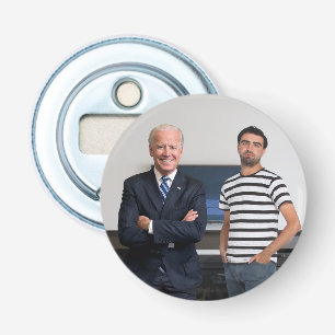 You Met President Joe Biden Add Your Photo Bottle Opener