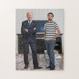 You Met President Joe Biden   Add Your Photo Jigsaw Puzzle