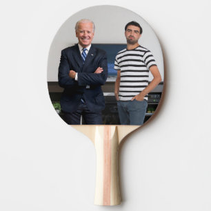 You Met President Joe Biden Add Your Photo Ping Pong Paddle