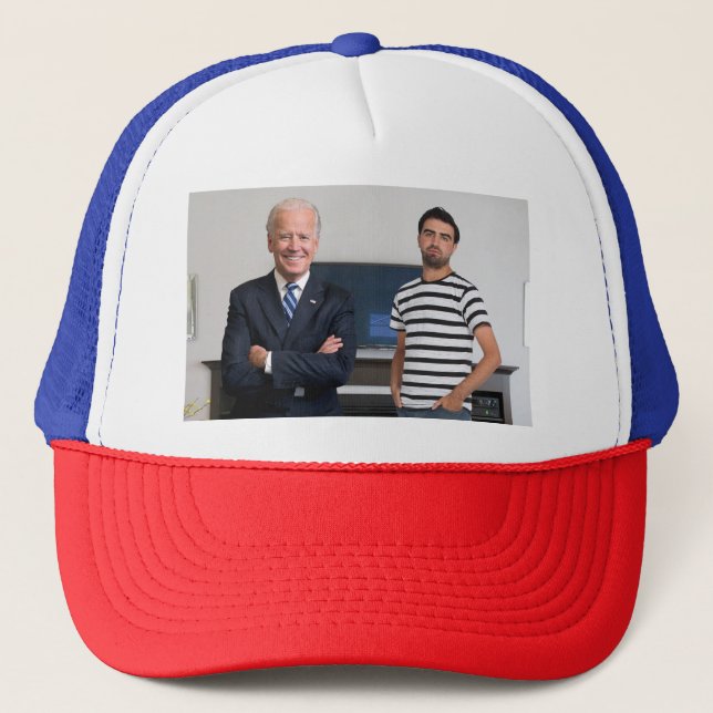You Met President Joe Biden | Add Your Photo Trucker Hat (Front)