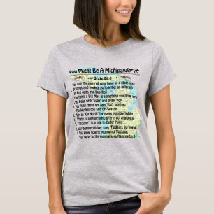 You Might Be A Michigander If: T-Shirt