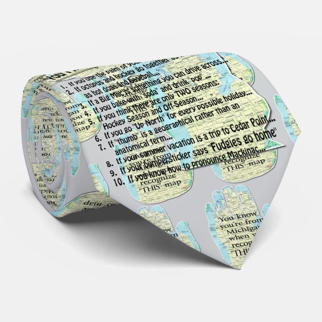 You Might Be A Michigander if: Tie (Rolled)