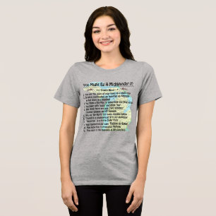 You Might Be A Michigander If: Tri-Blend Shirt