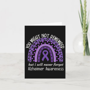 You Might Not Remember Heimerheimer's Awareness Mo Card